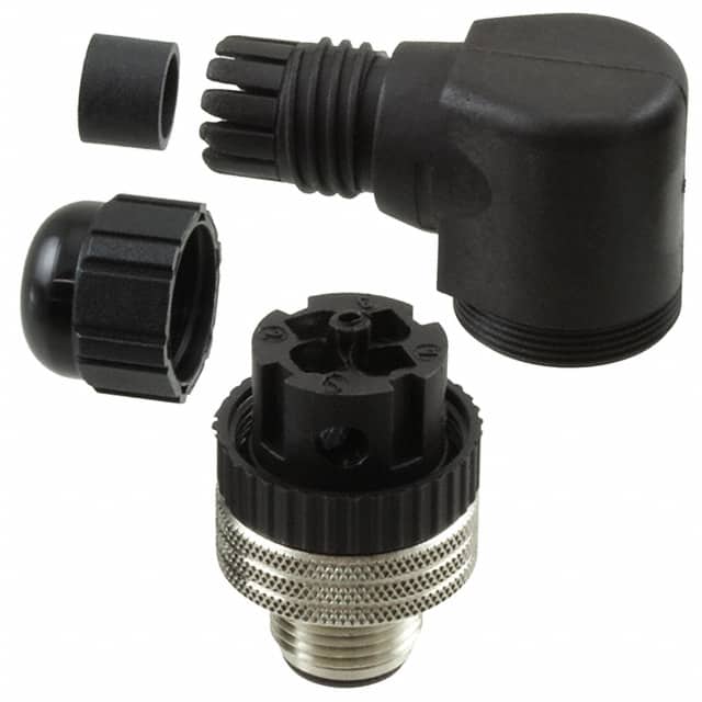 1200710040 CONN RCPT MALE 4POS SILVER SCREW