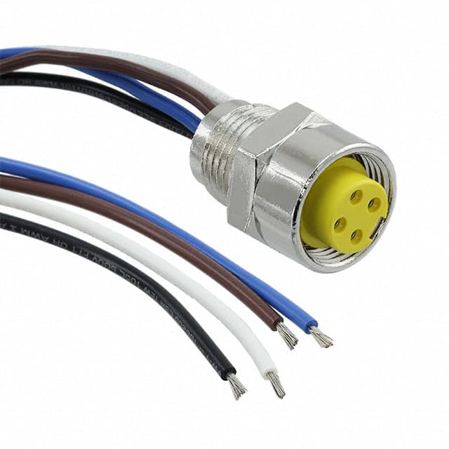 1300130301 CBL CIRC 4POS FEM TO WIRE 6.56'