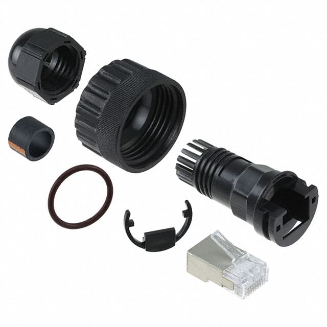 1300570001 CONN MOD PLUG 8P8C SHIELDED