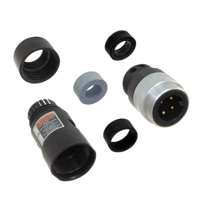 1300700024 CONN PLUG MALE 4POS GOLD SCREW