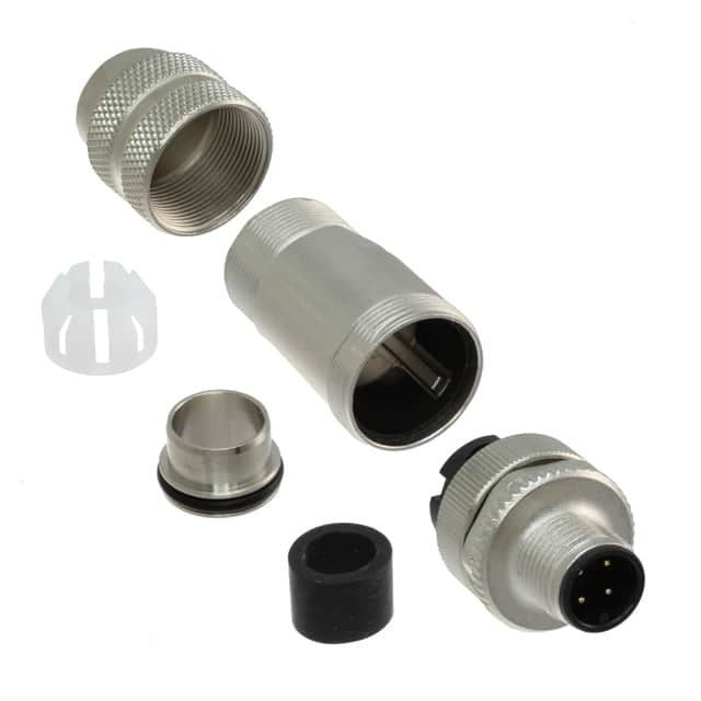 1200710032 CONN RCPT MALE 4POS GOLD SCREW