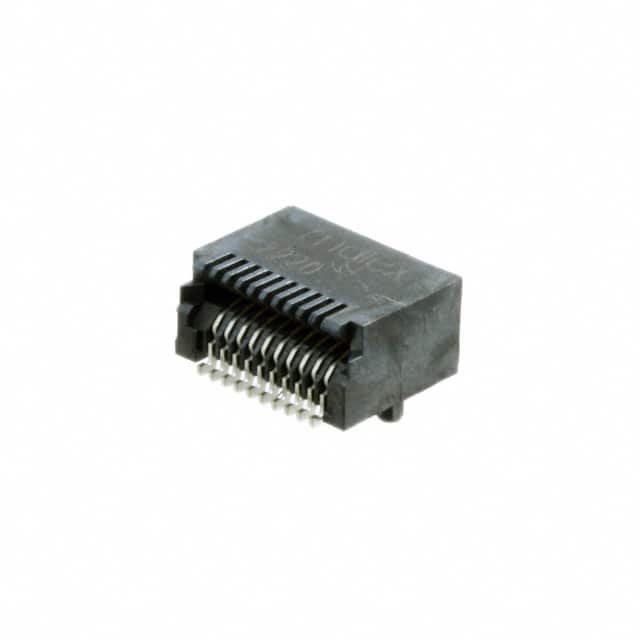 0744410010 CONN SFP+ RCPT 20POS SLD R/A SMD
