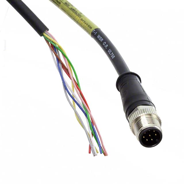 1200659453 CBL CIRC 8POS MALE TO WIRE 6.56'
