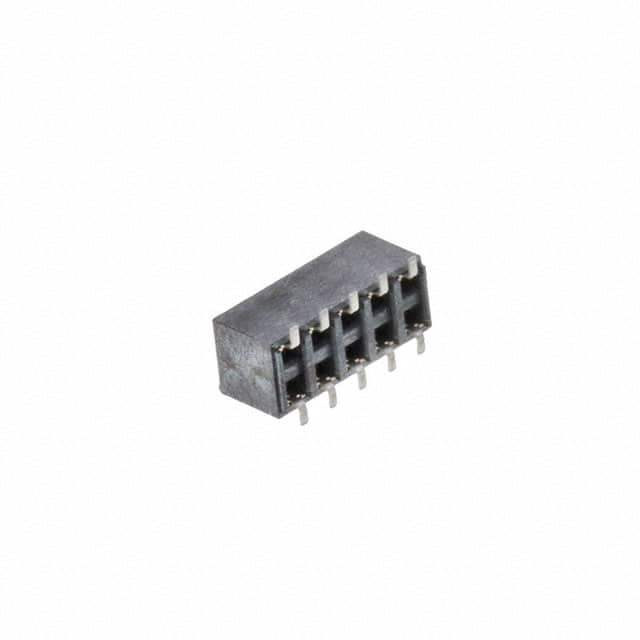 0791098404 CONN RCPT 10POS 0.079 GOLD SMD