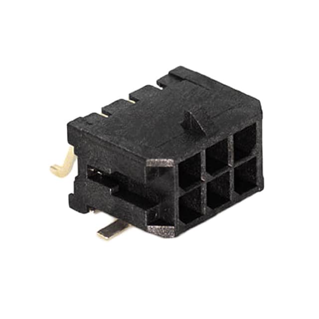 0430450611 CONN HEADER SMD R/A 6POS 3MM