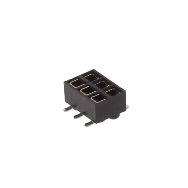 0872630693 CONN RCPT 6POS 0.079 GOLD SMD