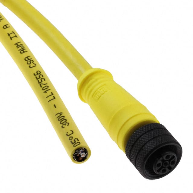1200060474 CBL CIRC 5POS FEM TO WIRE 16.40'