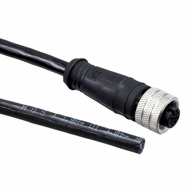 1200100008 CBL CIRC 5POS FEM TO WIRE 16.40'