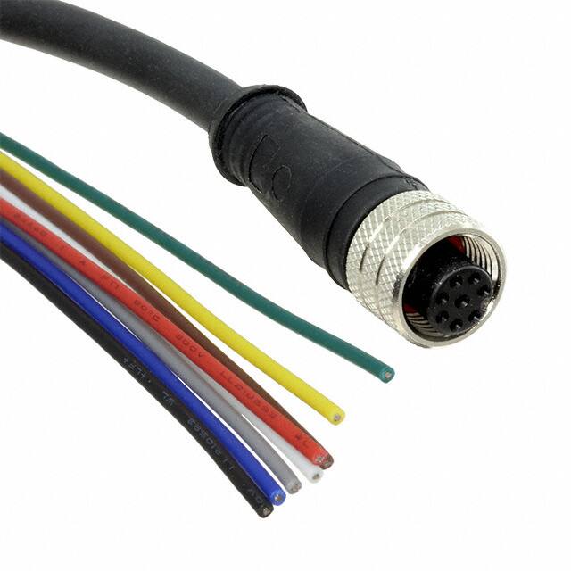 1200650957 CBL CIRC 8POS FEM TO WIRE 32.8'
