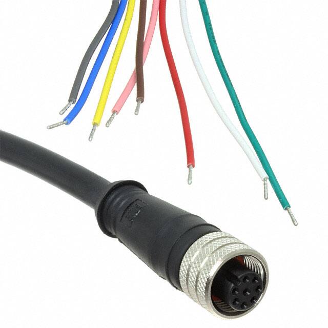 1200658278 CBL CIRC 8POS FEM TO WIRE 32.8'