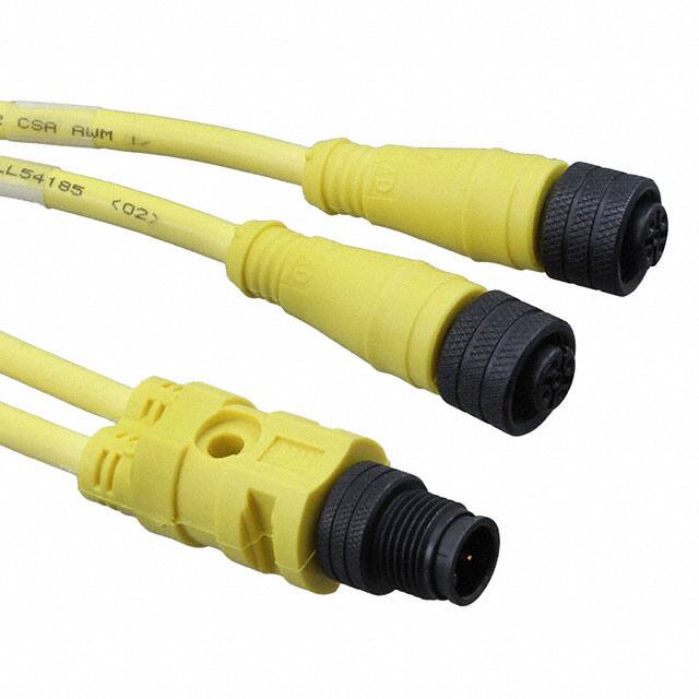 1200680195 CBL CIRC 4POS MALE TO FEM 0.98'