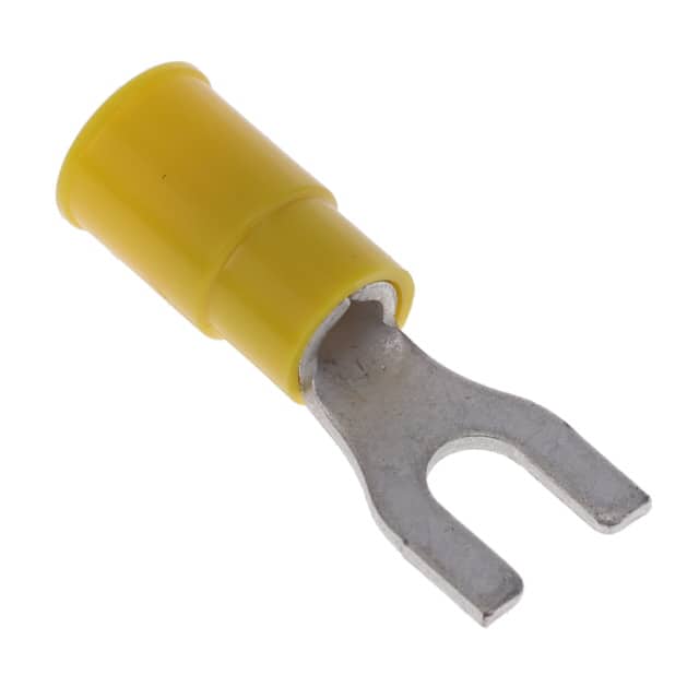 0191440041 CONN SPADE TERM 10-12AWG #8 YEL