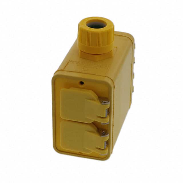 1301370192 OUTLET BOX 5-20 W/FLIP LID 2DUPL