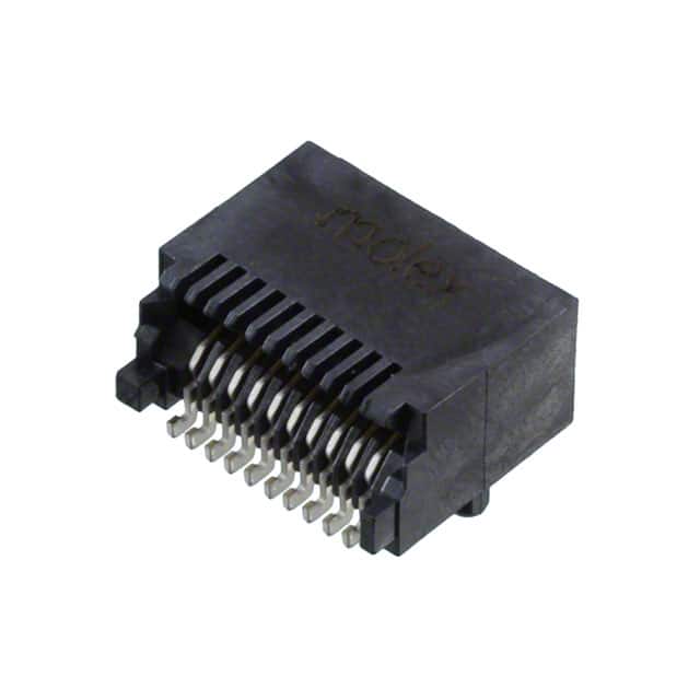 0744415010 CONN SFP+ RCPT 20POS SLD R/A SMD