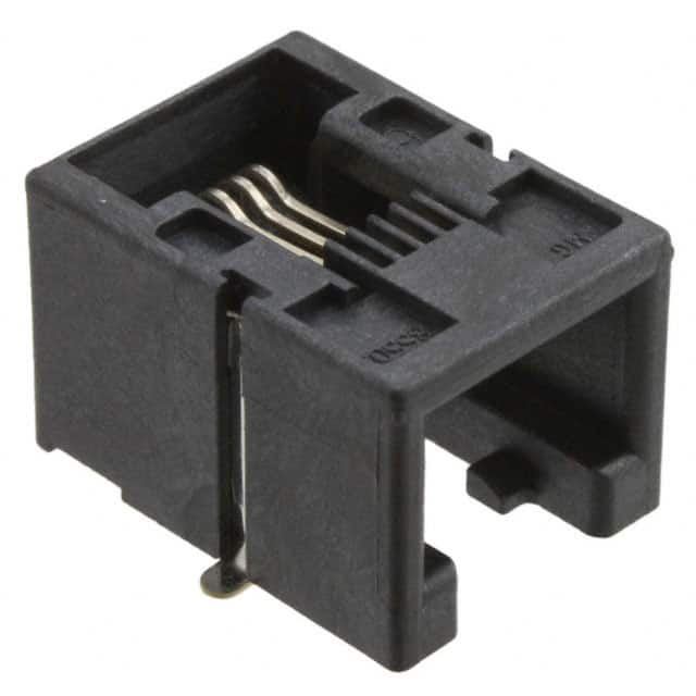 0855025006 CONN MOD JACK 6P4C R/A UNSHLD