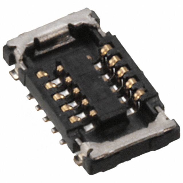5037721010 CONN RCPT 10POS SMD GOLD
