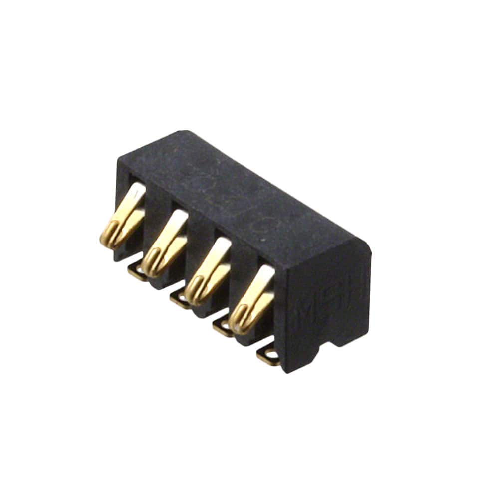 0476150001 CONN SPRING BATTERY 4POS R/A SMD
