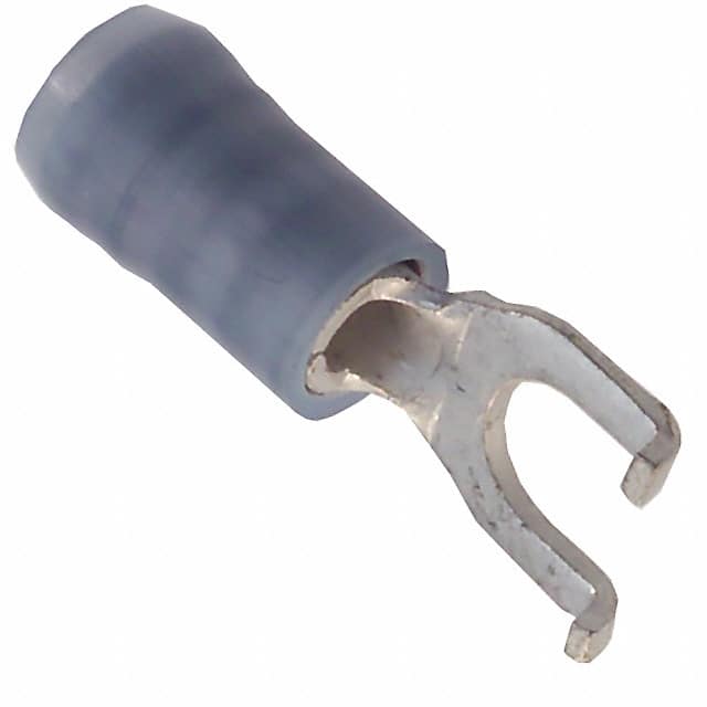 0191270044 CONN SPADE TERM 14-16AWG #8 BLU