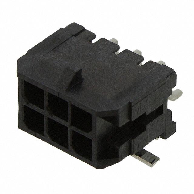 0430450610 CONN HEADER SMD R/A 6POS 3MM