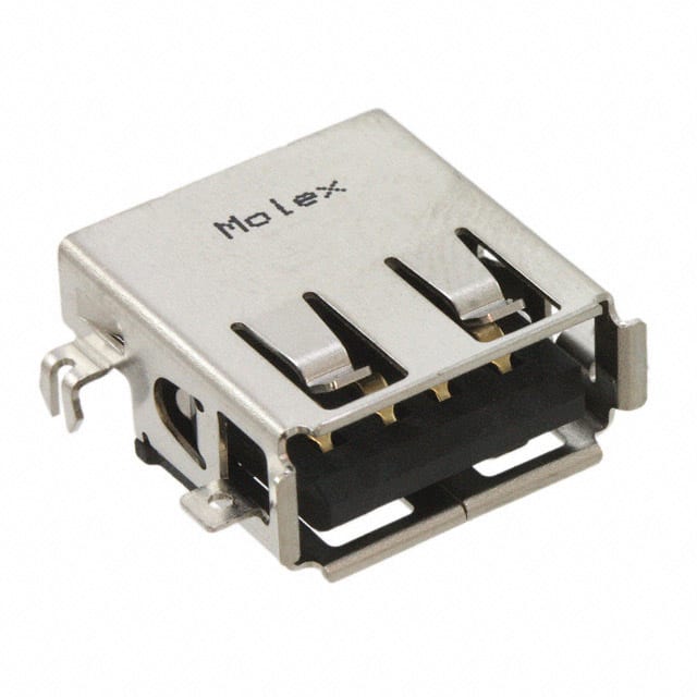 0482580002 CONN RCP USB2.0 TYPEA 4POS TH RA