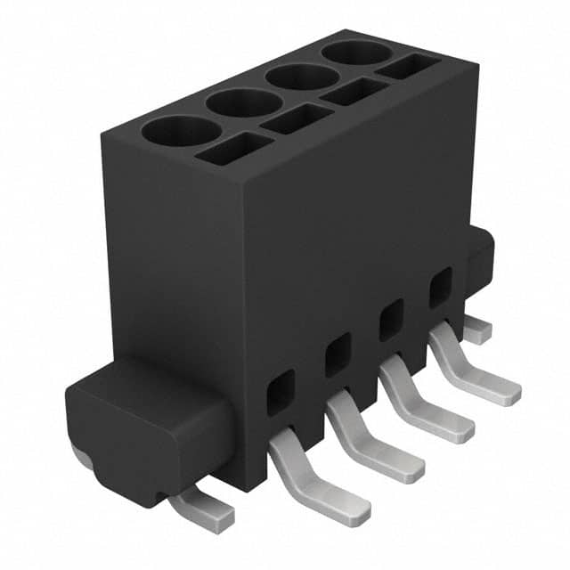 XW4L-04A1-V1 TERM BLK 4POS TOP ENT 2.54MM SMD