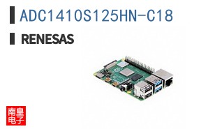 ADC1410S125HN-C18 The ADC1410S125HN-C18 is a 14-bit Analog to Digital Converter from Integrated Device Technology. It features a sample rate of 125MSPS and an LVDS interface.