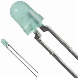 HLMP1790 The Agilent Technologies HLMP-1790 is a green LED with a 3mm T-1 package. It operates at a typical forward voltage of 1.9V.