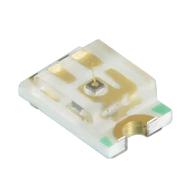 5988140107F This Dialight 5988140107F is a yellow LED with a 2V forward voltage and 130mcd luminous intensity. It features a 0805 package suitable for surface mounting.