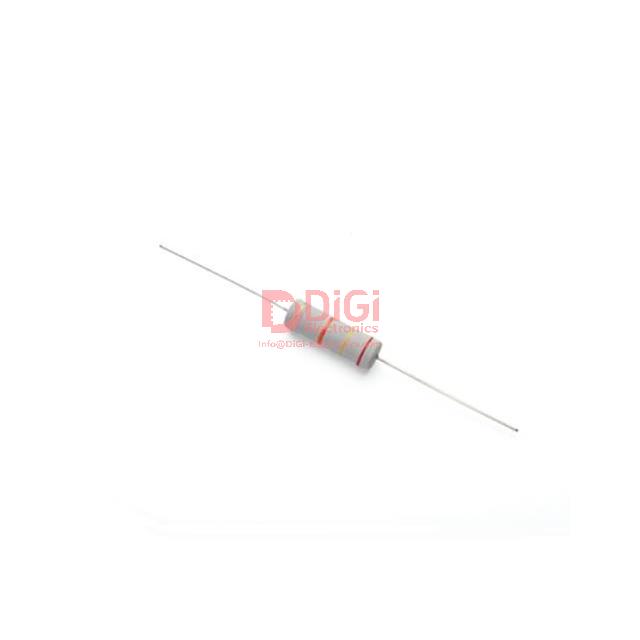 RSF3B-333-JBW The RCD Components RSF3B-333-JBW is a 5W through-hole resistor with a resistance of 33 kOhms and a tolerance of ±5%. It features a metal oxide film construction.