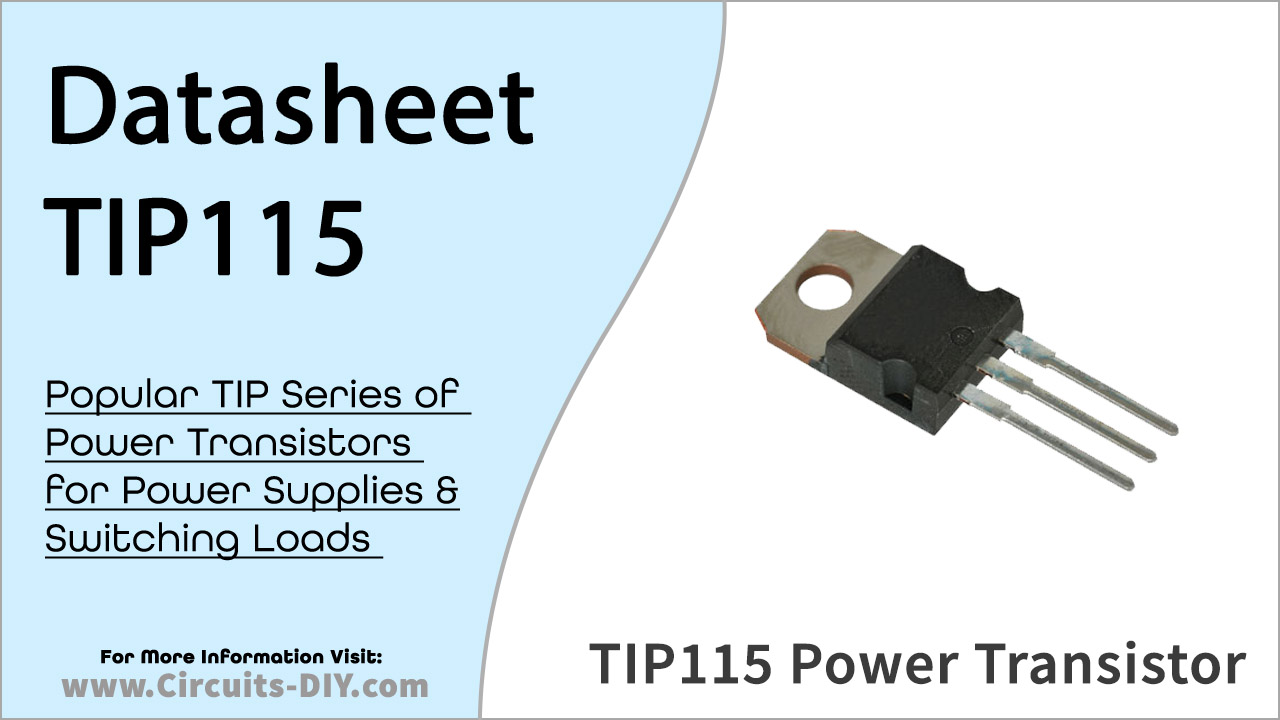 TIP115 The NTE Electronics TIP115 is a PNP Darlington transistor designed for general-purpose amplifier and low-speed switching applications. It features a 60V collector-emitter voltage and a 2A continuous collector current.