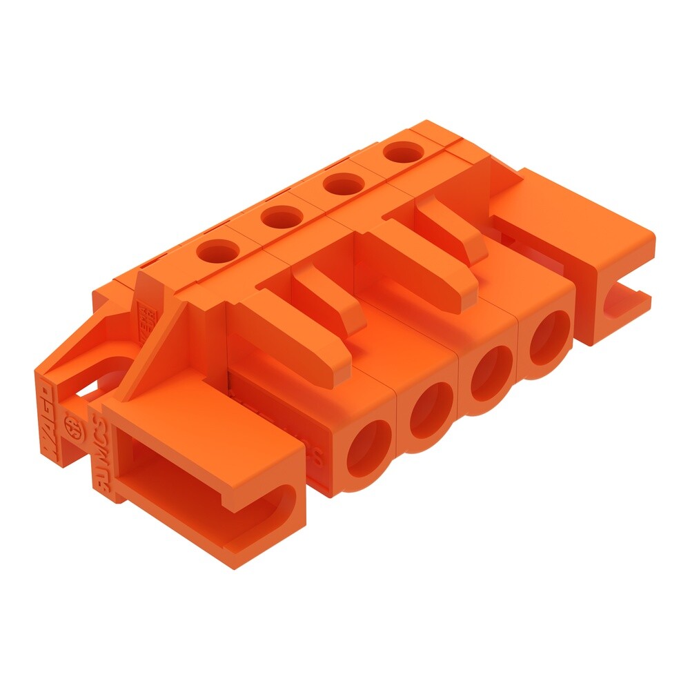 232-264/047-000 The WAGO 232-264/047-000 is a 4-position terminal strip designed for PCB mounting. It features a 5.08mm pitch and a 12A current rating.