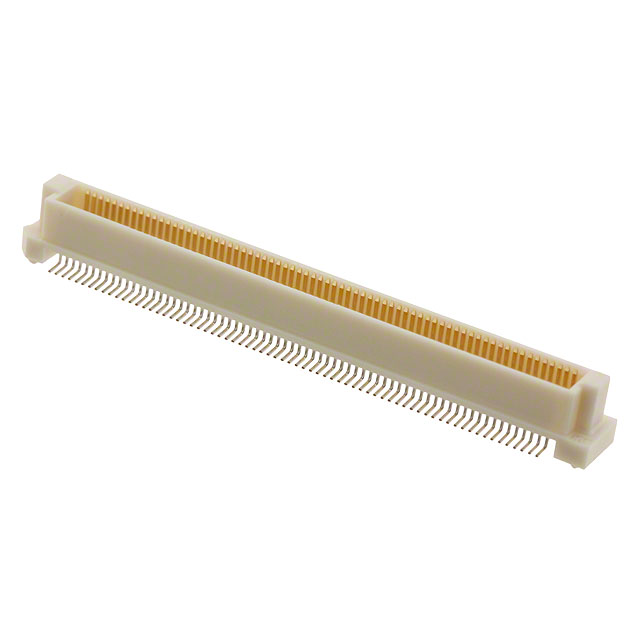 FX8C-140P-SV(92) Hirose FX8C-140P-SV(92) is a 140-position surface mount header with outer shroud contacts, 0.6mm pitch, and gold contact finish.