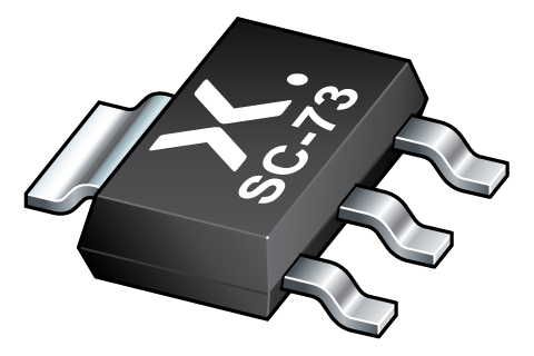 BUK98180-100A/CUX N-channel enhancement mode MOSFET using TrenchMOS technology. Rated at 100V drain-source voltage and 4.6A drain current in a surface-mount SOT223 package.
