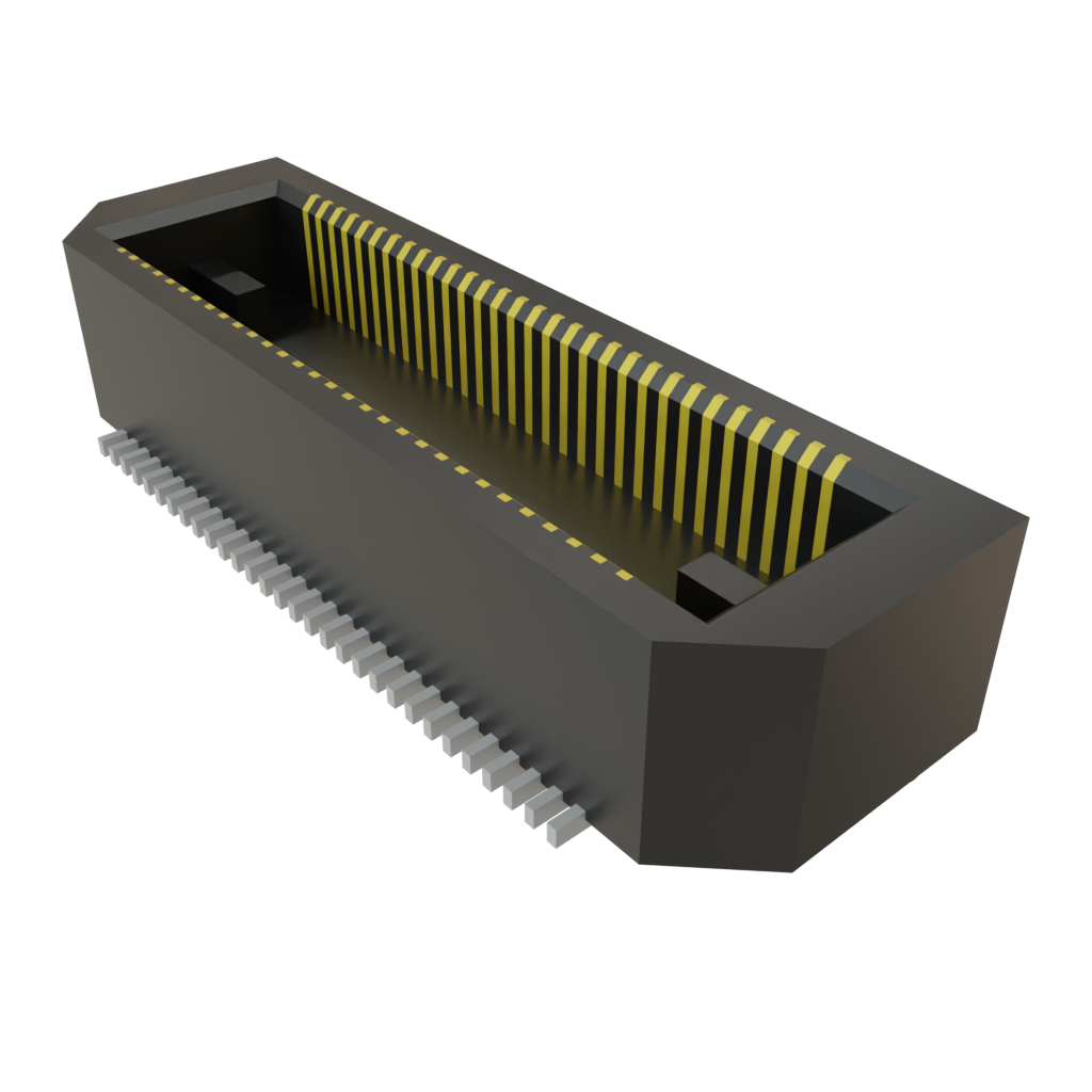 BTH-030-01-L-D-A The Samtec BTH-030-01-L-D-A is a 60-pin mezzanine SMT header connector with a 0.5mm pitch. It features a 5mm stack height and is designed for high-density board-to-board applications.