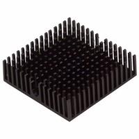 7141DG Board level heat sink for TO-220 packages. 0.515" fin height, copper material, tin finish, with clip and PC pin attachment.