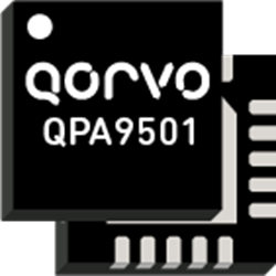 QPA9501 The Qorvo QPA9501 is a 3-stage power amplifier module designed for 5G and Wi-Fi applications. It operates within the 5100 to 5900 MHz frequency band.