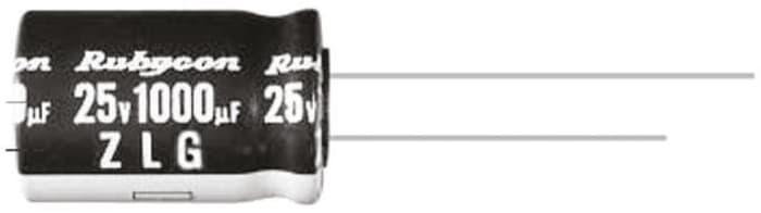 35ZLG33MEFC6.3X7 This Rubycon 35ZLG33MEFC6.3X7 is an aluminum electrolytic capacitor with a capacitance of 33μF and a voltage rating of 35V dc. It is designed for radial through-hole mounting.
