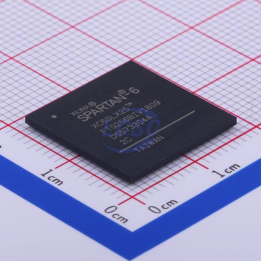 XC6SLX25-2FTG256C The Xilinx XC6SLX25-2FTG256C is an Application Specific Microcontroller. It features RoHS3 compliance and an MSL of 1.