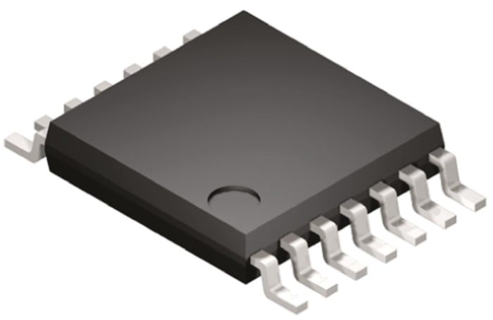 74LCX14MTCX The onsemi 74LCX14MTCX is a 6-element Schmitt Trigger Input Inverter IC in a 14-Pin TSSOP package. It operates within a voltage range of 2V to 3.6V.