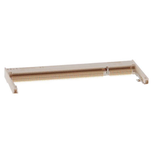 MM50-200B1-1E The MM50-200B1-1E is a DDR SDRAM SODIMM connector designed for flat flexible cable assemblies. It features 200 positions, a height of 5.20mm, and a gold contact finish.