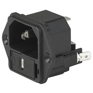 4301.2002 The Schurter Inc. 4301.2002 is an IEC Appliance Inlet with a C14 connector and a Fingergrip fuseholder. It offers protection class I and an IP40 rating.