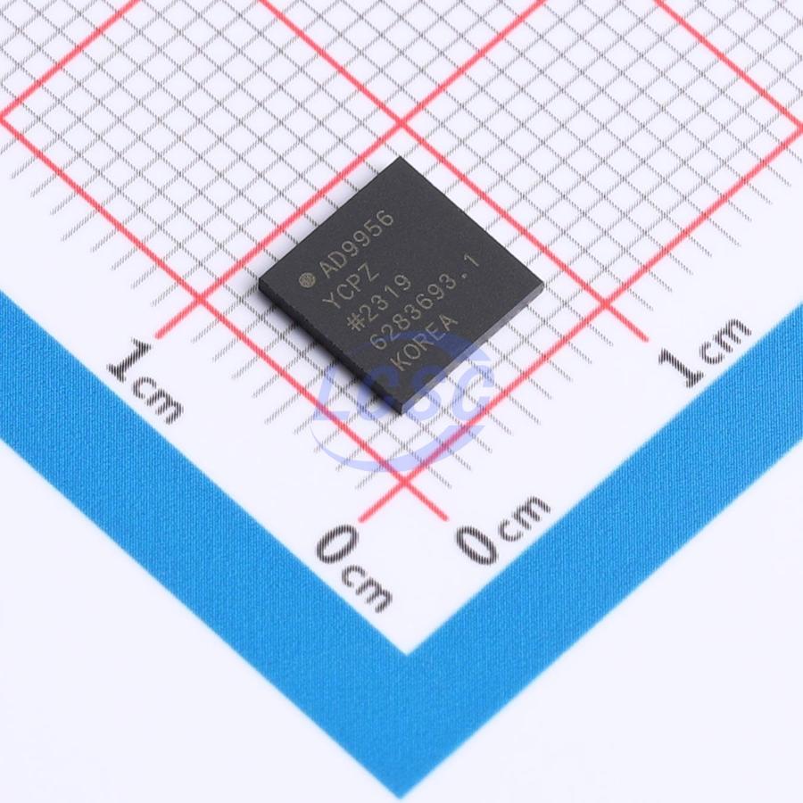 AD9956YCPZ-REEL7 The Analog Devices AD9956YCPZ-REEL7 is a DDS-based AgileRF synthesizer featuring a 400 MSPS internal clock speed and a 48-bit frequency tuning word. It offers excellent dynamic performance and phase modulation capabilities.