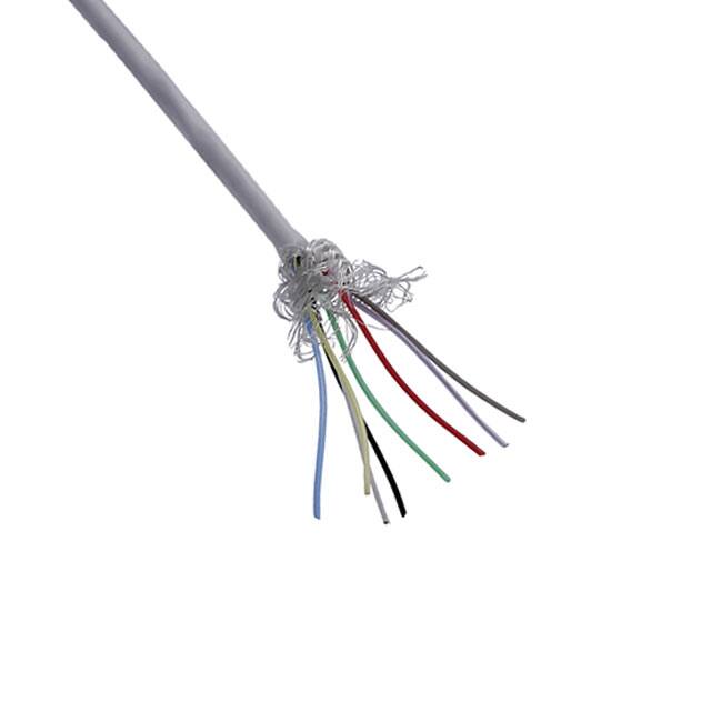 TAU-2619,08-A CABLE 8CON 26AWG WHT SHLD 100'