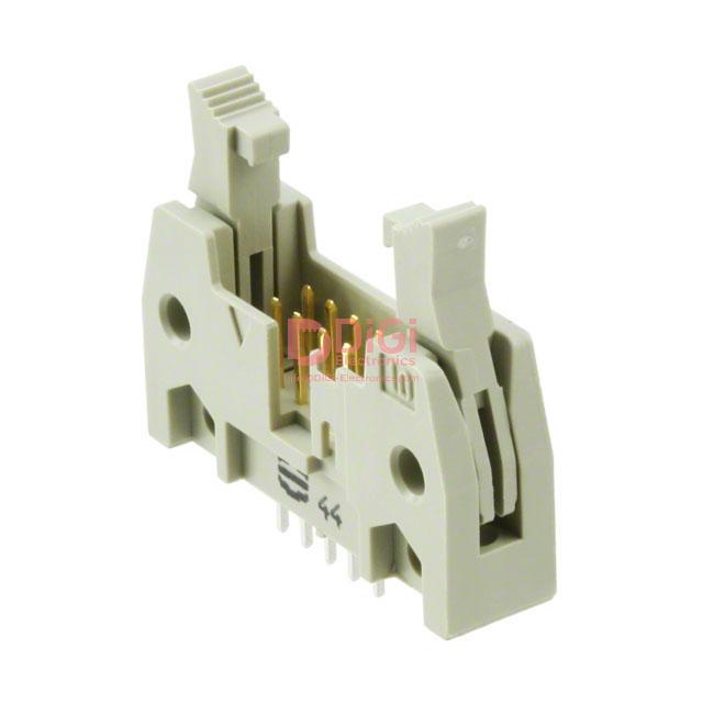9185106904 The HARTING 09185107904 is a 10-position connector header with a 2.54mm pitch. It features through-hole mounting and a solder termination.