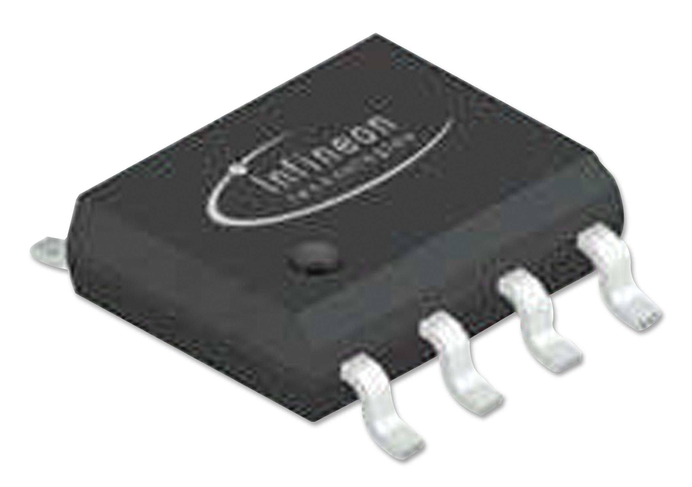 BSZ340N08NS3GATMA1 N-Channel MOSFET with 80V drain-source voltage and 23A continuous drain current. Features low on-resistance of 34mΩ max and fast switching.