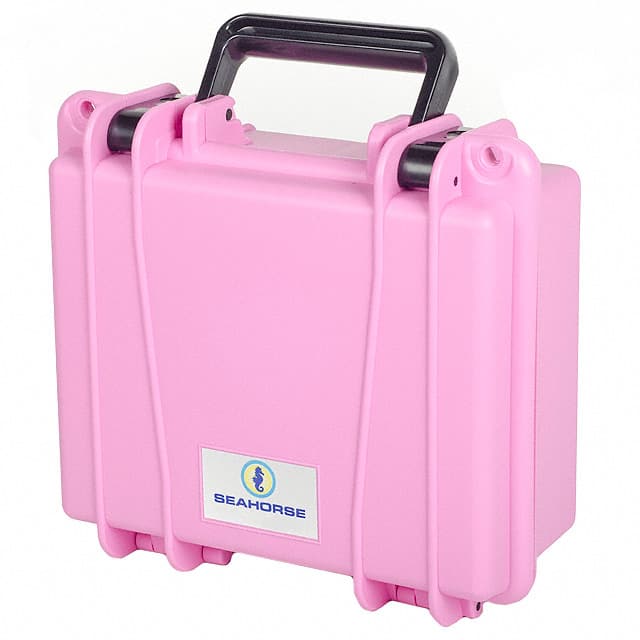SE300,PK CASE PLSTC PINK 10.79"L X 9.76"W