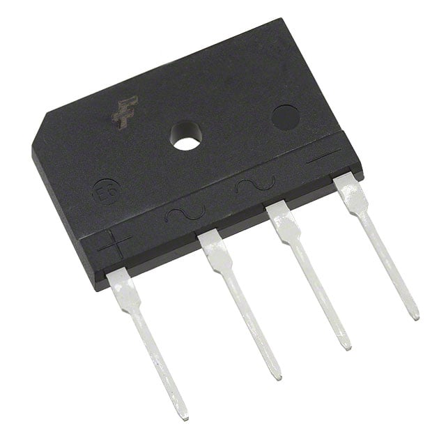 DFB2520 The DFB2520 is a single phase bridge rectifier from onsemi with a maximum recurrent peak reverse voltage of 200V and an average forward rectified current of 25A. It is housed in a TS-6P through-hole package and is RoHS compliant.