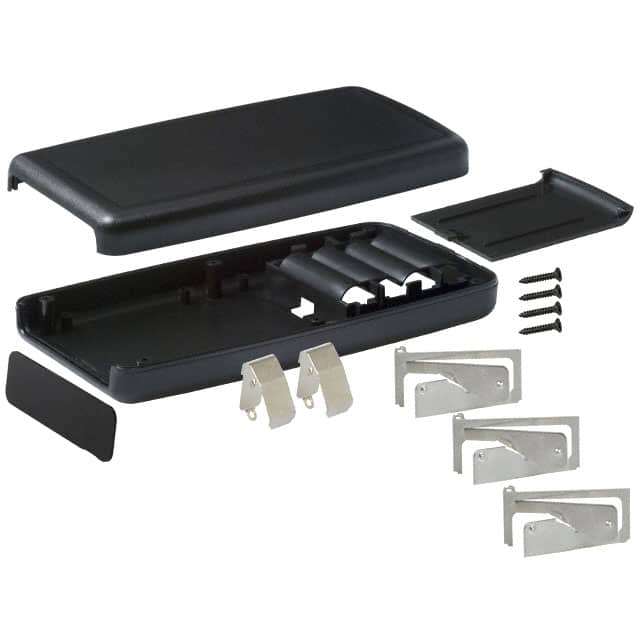 H754AA,PC,BK BOX ABS BLACK 7.200"L X 3.650"W
