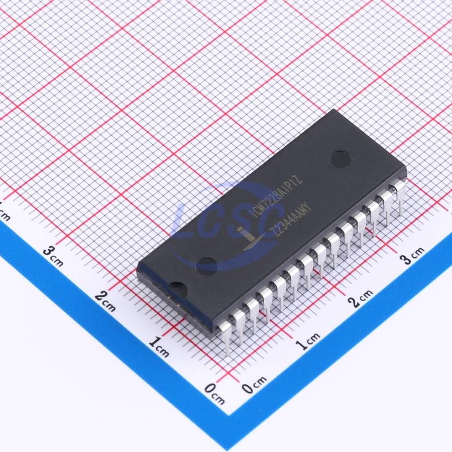 ICM7228AIPIZ The Renesas ICM7228AIPIZ is an 8-digit, 7-segment LED display driver. It operates within a voltage range of 4V to 6V and consumes 200 µA.