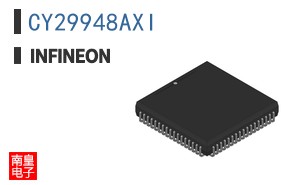 CY29948AXI The Infineon CY29948AXI is a clock buffer IC featuring a 2:12 fanout capability and a maximum frequency of 200 MHz. It operates within a voltage range of 2.375V to 3.63V.
